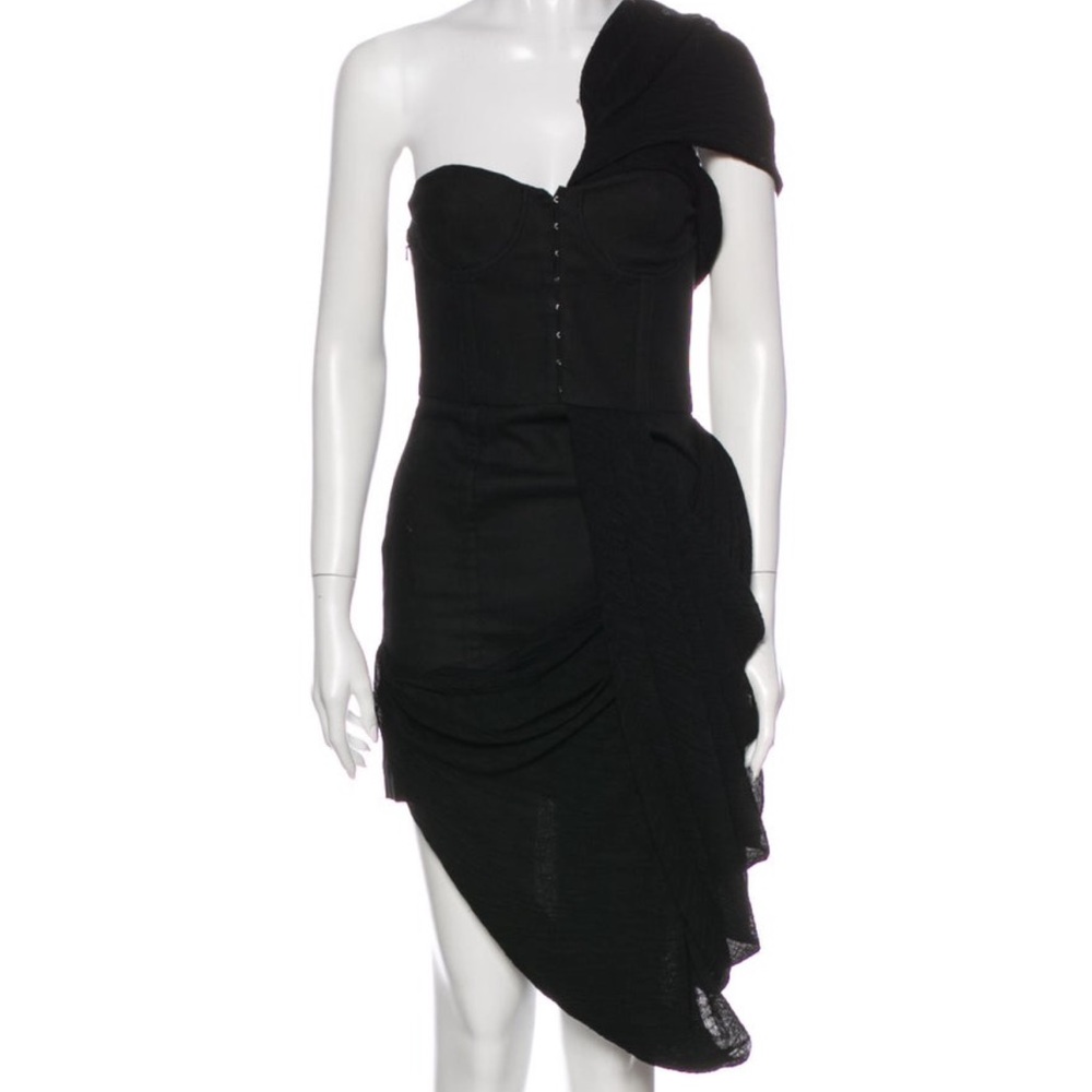 RODARTE x OPENING CEREMONY one shoulder mini dress
